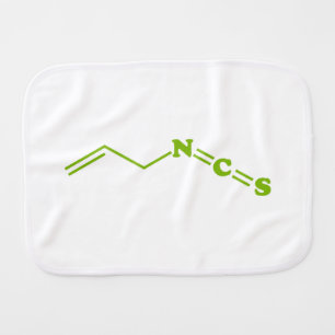 Wasabi Allyl Isothiocyanate Molecular Formula Baby Burp Cloth