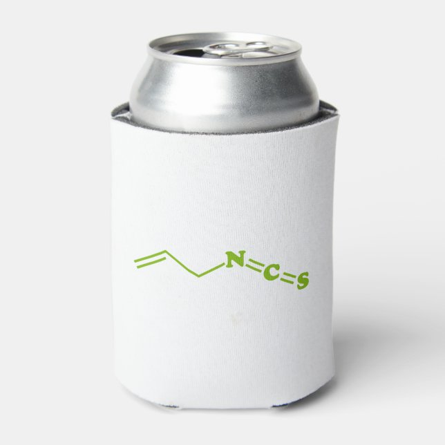 Wasabi Allyl Isothiocyanate Molecular Formula Can Cooler (Can Front)