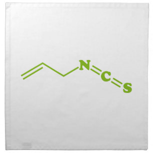 Wasabi Allyl Isothiocyanate Molecular Formula Cloth Napkin