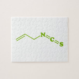 Wasabi Allyl Isothiocyanate Molecular Formula Jigsaw Puzzle