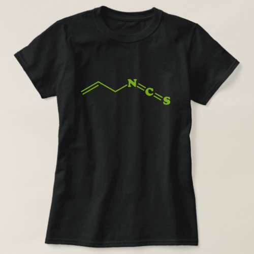 Wasabi Allyl Isothiocyanate Molecular Formula T_Shirt
