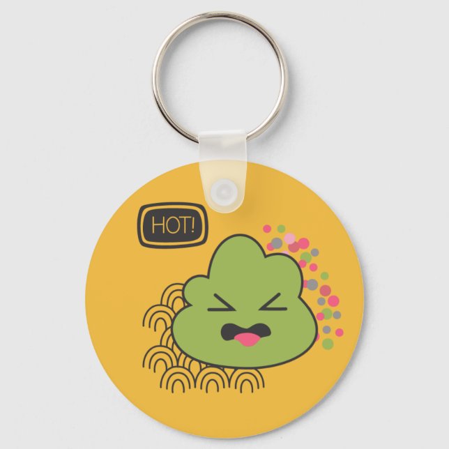 Wasabi Japanese Food Cute Keychain (Front)