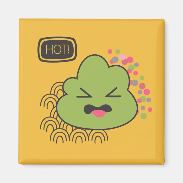 Wasabi Japanese Food Cute Magnet (Front)