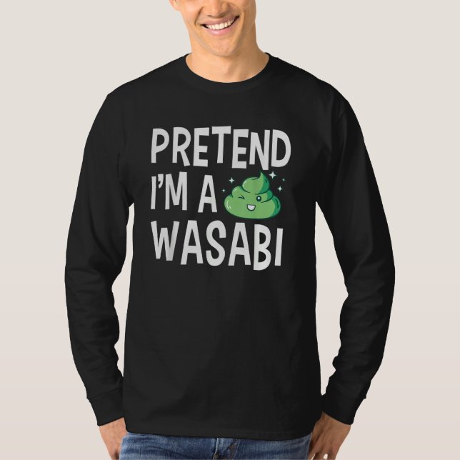 Wasabi Japanese Horseradish Paste Spicy Condiments T-Shirt (Front)