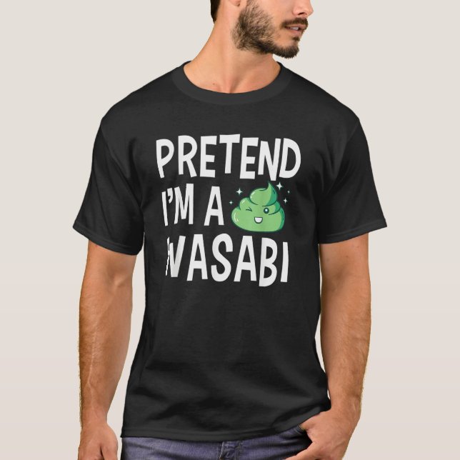 Wasabi Japanese Horseradish Paste Spicy Condiments T-Shirt (Front)