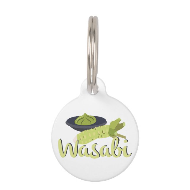 Wasabi Pet ID Tag (Front)