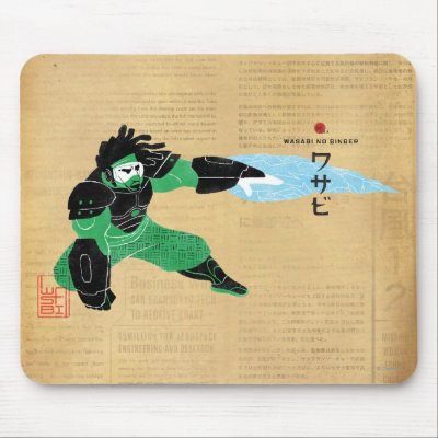 Wasabi Plasma Blades Mouse Pad