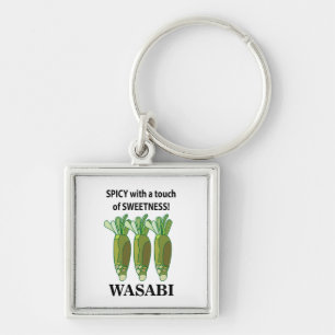 Wasabi Spicy With A Touch Of Sweetness Wasabi Keychain
