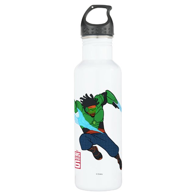 Wasabi Supercharged Stainless Steel Water Bottle (Front)