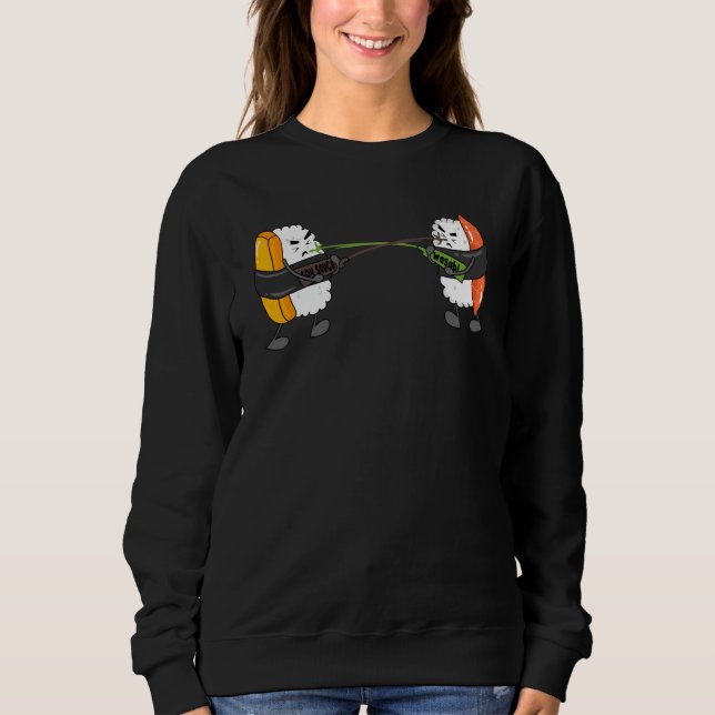 Wasabi Sushi Japanese Horseradish Spicy Paste Cond Sweatshirt (Front)