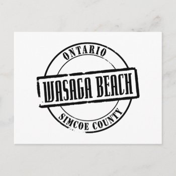 Wasaga Beach Title Postcard by TurnRight at Zazzle