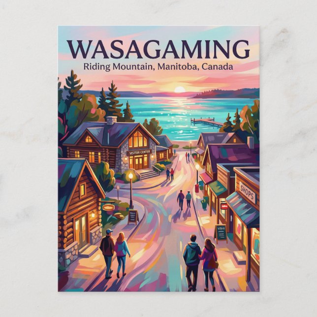 Wasagaming Canada Postcard (Front)