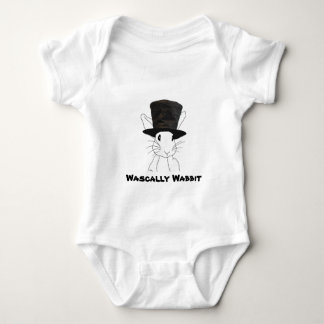 Wascally Wabbit Baby Baby Bodysuit
