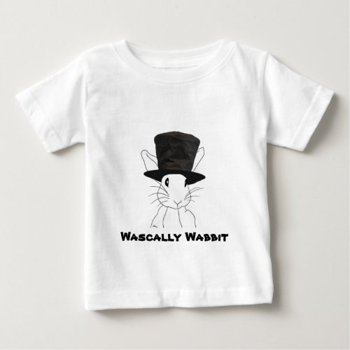 Wascally Wabbit Baby Baby T_Shirt