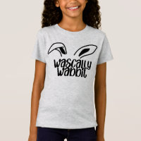 Wascally Wabbit Fun Easter Rabbit  Tshirt