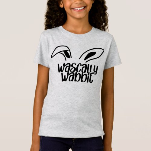 Wascally Wabbit Fun Easter Rabbit  Tshirt