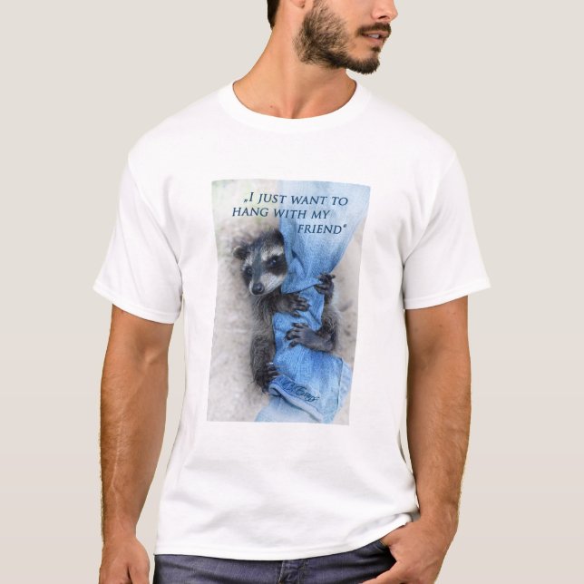 Waschbär  -  Abhängen T-Shirt (Front)