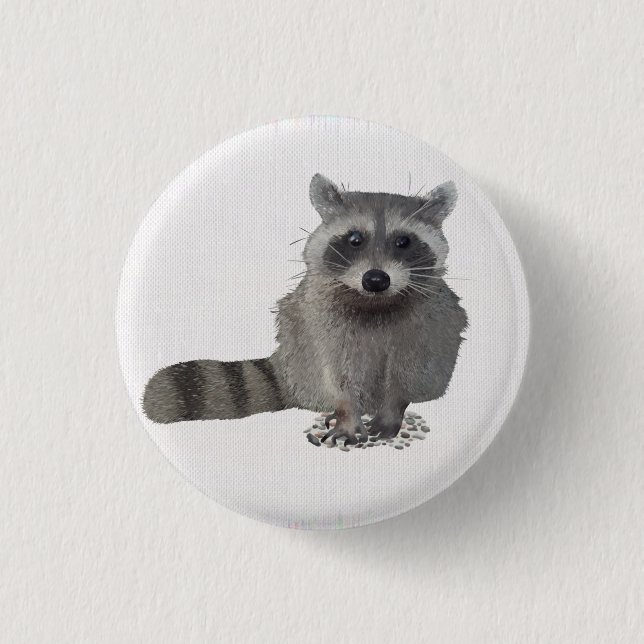 Waschbär  button (Front)