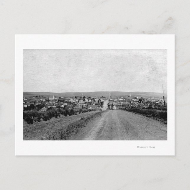 Wasco, Oregon Birds Eye View Photograph Postcard (Front)