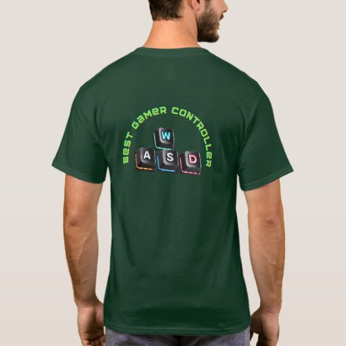 WASD Best Gamer Controller T_Shirt