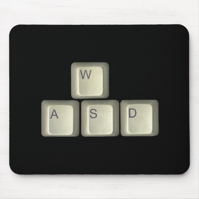 WASD Keys Mouse Pad (Front)