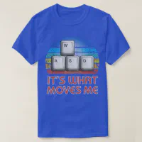 Wasd PC Gamer Gifts Video Gaming Boys Men Vintage Gift T-Shirt