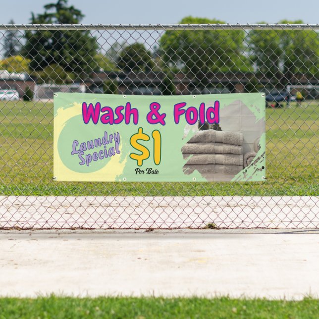 Wash And Fold Banner (Insitu)