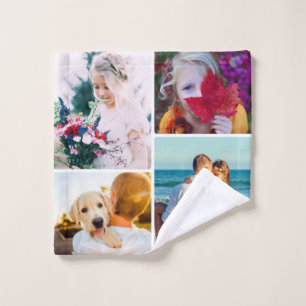 Wash Cloth 4 Photo Rounded Template