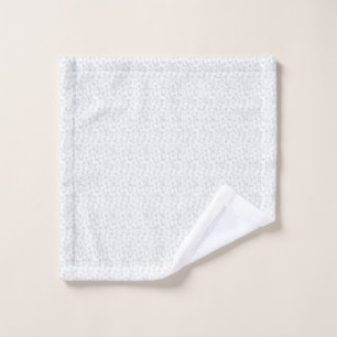 Wash Cloth Gray Pattern Spa Towel Bath Gift
