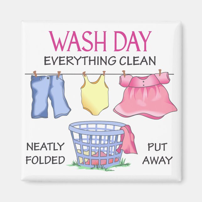 Wash Day Magnet (Front)