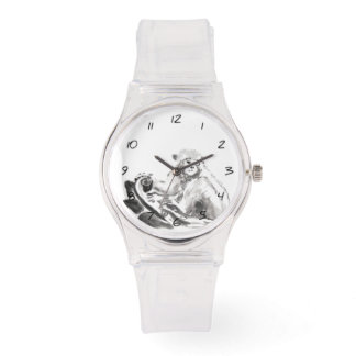 Wash Painting Monkey Chinese Year Zodiac Birthday Watch