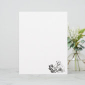 Wash Painting Monkey Year Zodiac Letterhead (Standing Front)