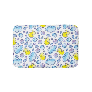 wash pattern bathroom mat