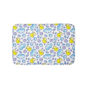 wash pattern bathroom mat