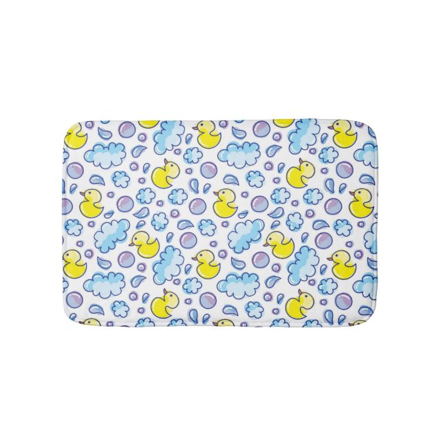 wash pattern bathroom mat (Front)