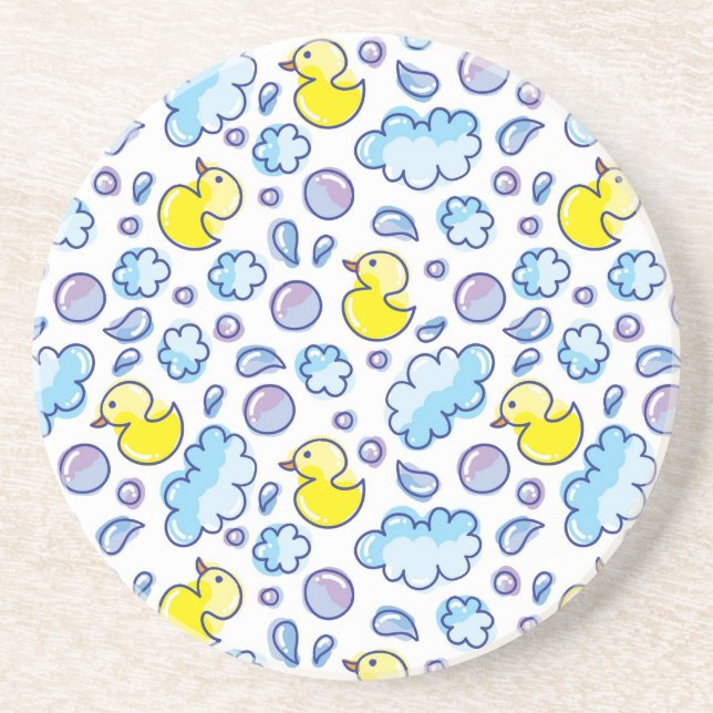 wash pattern drink coaster (Front)
