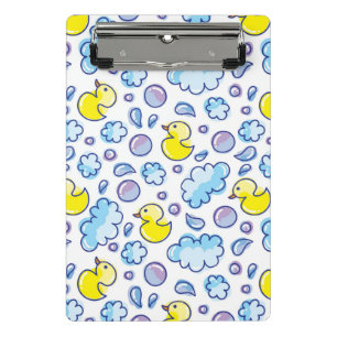 wash pattern mini clipboard