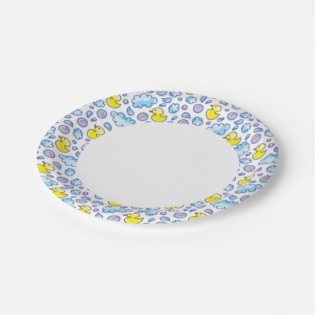 wash pattern paper plates (Angled)