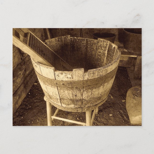 Wash Tub Postcard (Front)