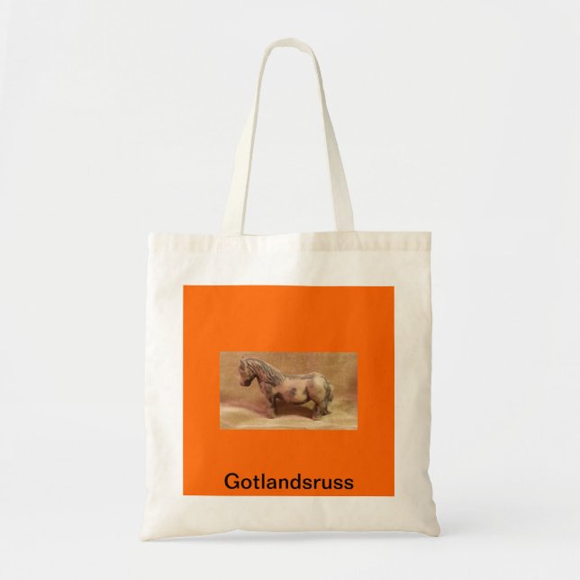 Wash with Horse motif Tote Bag (Front)