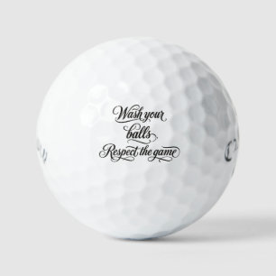 Wash Your Balls Golf Balls - Funny Callaway Gift