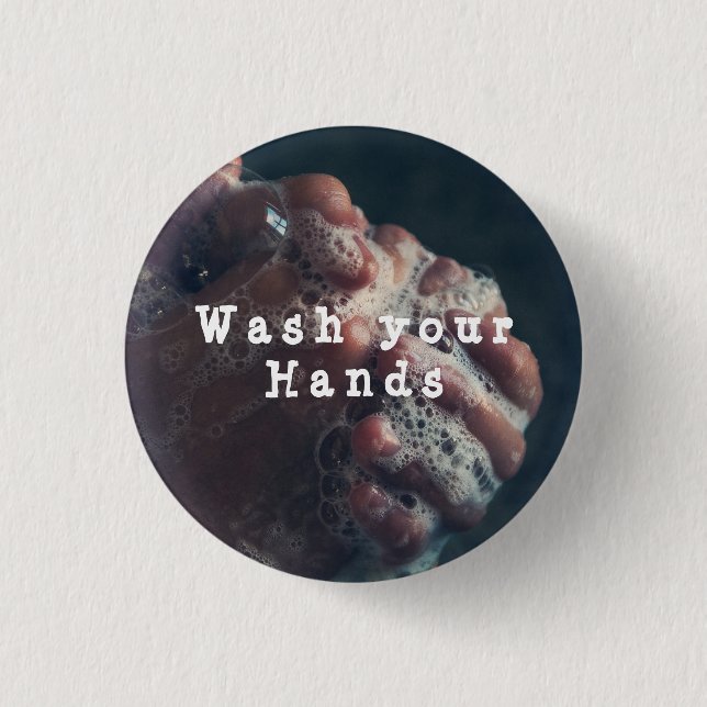 Wash your Hands Button (Front)
