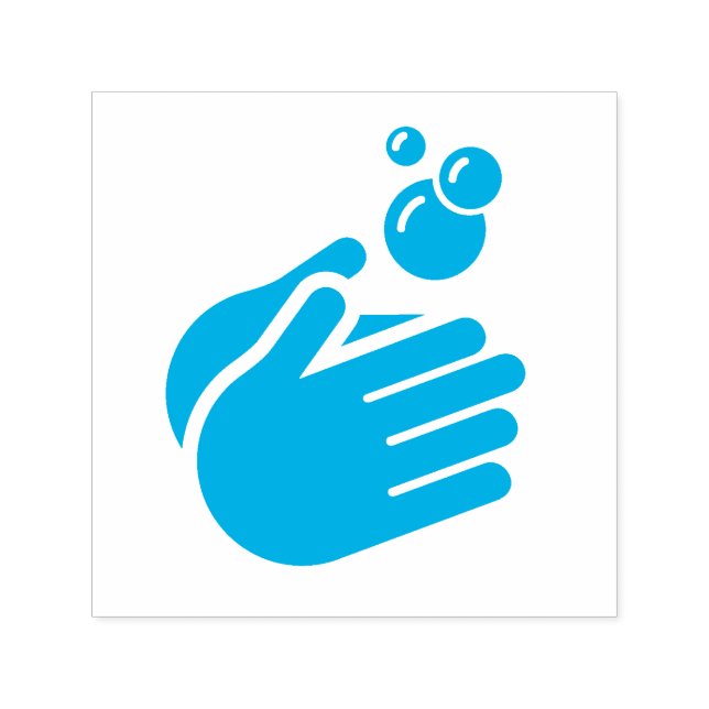 Wash Your Hands - Hand Washing Hygiene Doctor Flu Self-inking Stamp (Design)