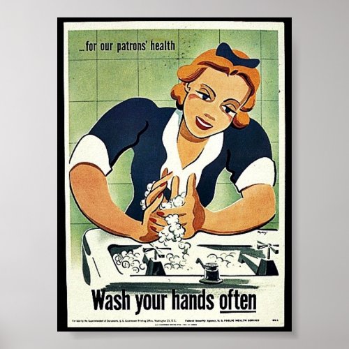 Wash Your Hands Often Poster