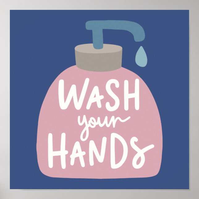 Wash Your Hands Poster (Front)