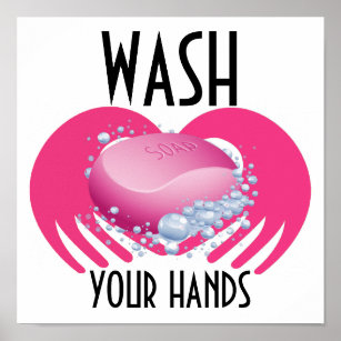 WASH YOUR HANDS POSTER