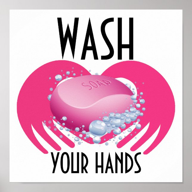 WASH YOUR HANDS POSTER (Front)