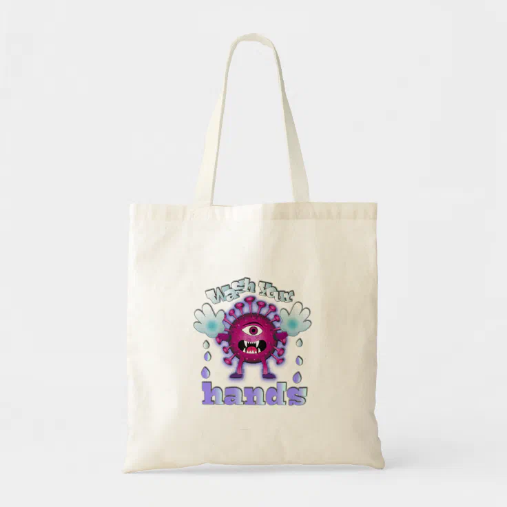 Wash Your Hands Tote Bag Zazzle
