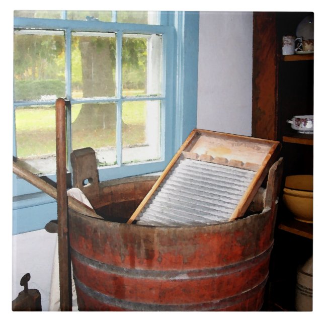 Washboard Ceramic Tile (Front)