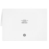 Washday in Amsterdam Card (Back Horizontal)